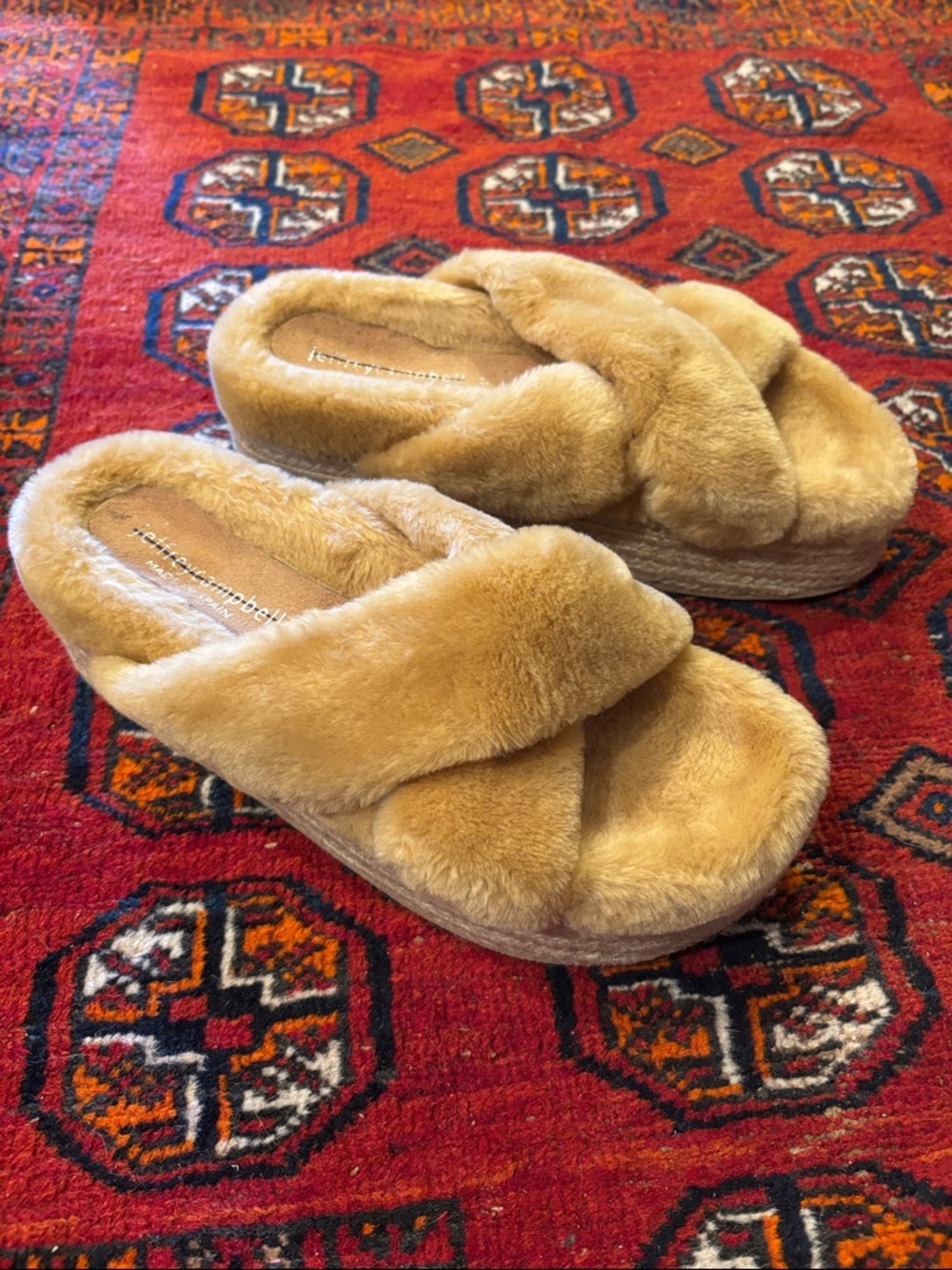 Jeffrey Campbell Faux Fur Sandals